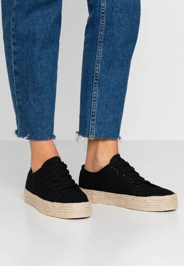 Chaussure Basse ANNA FIELD Anna Field Espadrilles Noir Femme | JWU-4073750